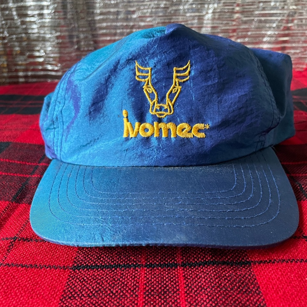 90s iridescent nylon cap